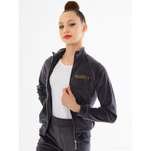 Олимпийка Велюр серая Rialitta