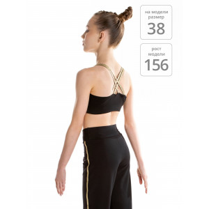 Топ Solo Триумф черно - золотой