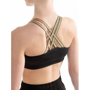 Топ Solo Триумф черно - золотой